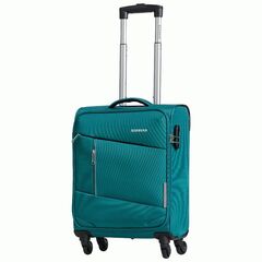 Чемодан Redmond тканевый облегченный ручная кладь Лазурный NF05L20GN 54х20х38 см без расширения