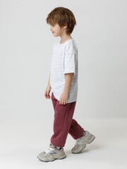 брюки  для мальчика  КР 400837/коричневый 1614 к632