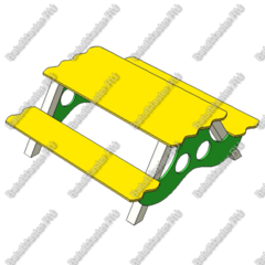 СТОЛ С ЛАВКАМИ МАФ-17.5.02