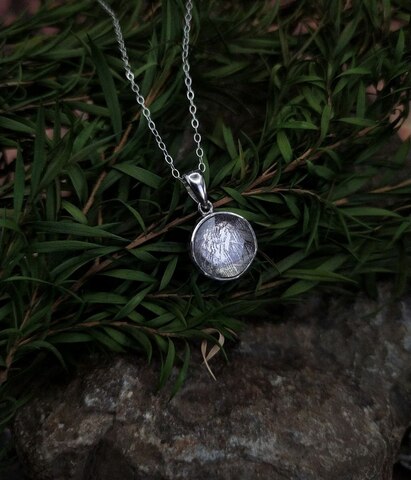 Кулон малый с метеоритом Муонионалуста