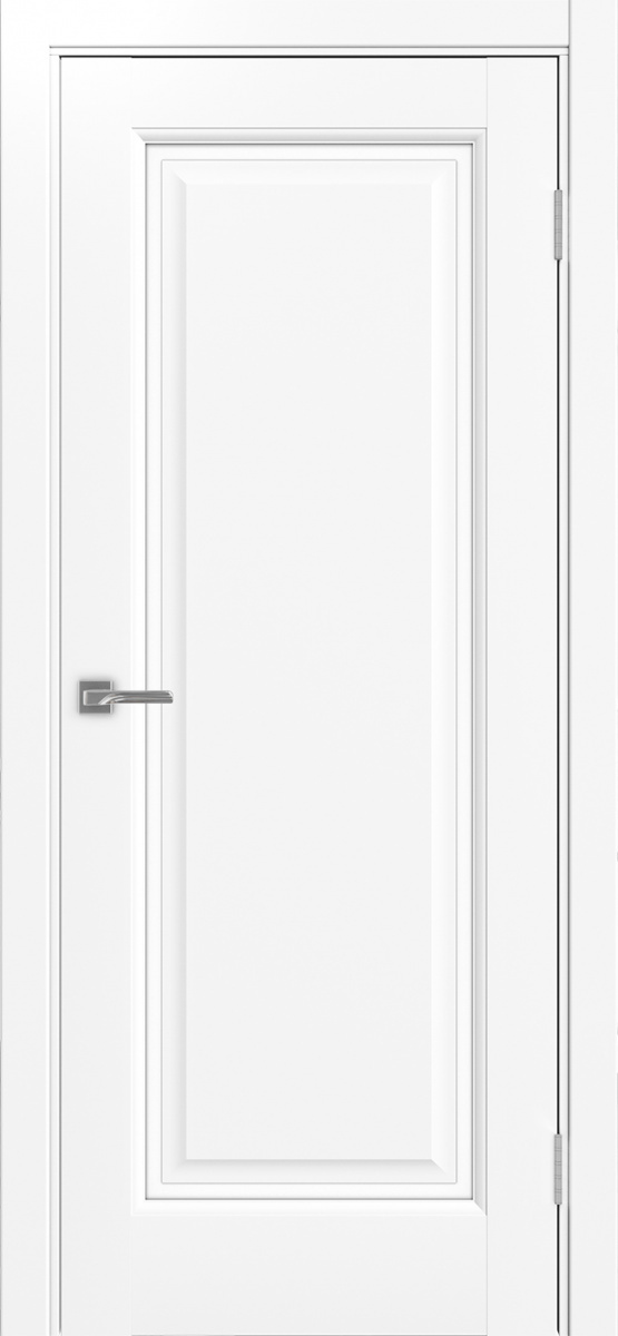 Дверь межкомнатная Оптима Порте Тоскана Нео 601С.21, цвет белый снежный, экошпон, стекло лакобель белое