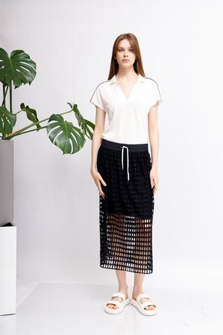 Marc Cain Sports Юбка в спортивном стиле с перфорацией