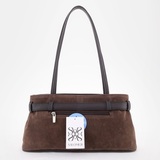 Сумка Саломея 216 эко-замша шоколад