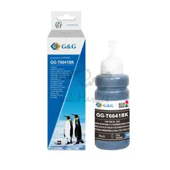 Чернила G&G GG-T6641BK черный 100мл для Epson L100, L110, L120, L130, L132, L210, L222