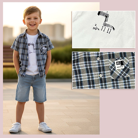 Костюм 3ка мальчику (2-6) 260427-G9005