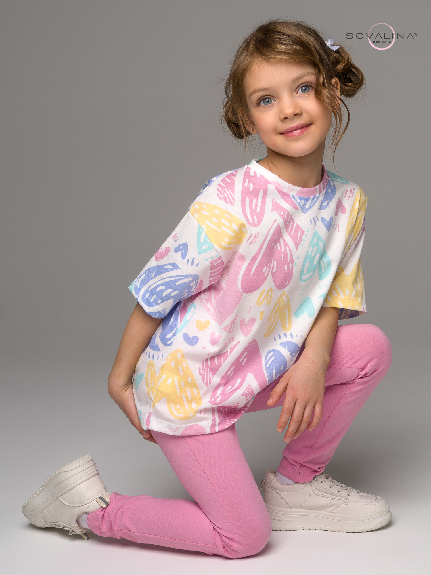 Костюм Мун акварельные сердечки-кэнди