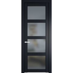 Межкомнатная дверь эмаль Profil Doors 2.4.2PD нэви блу остеклённая