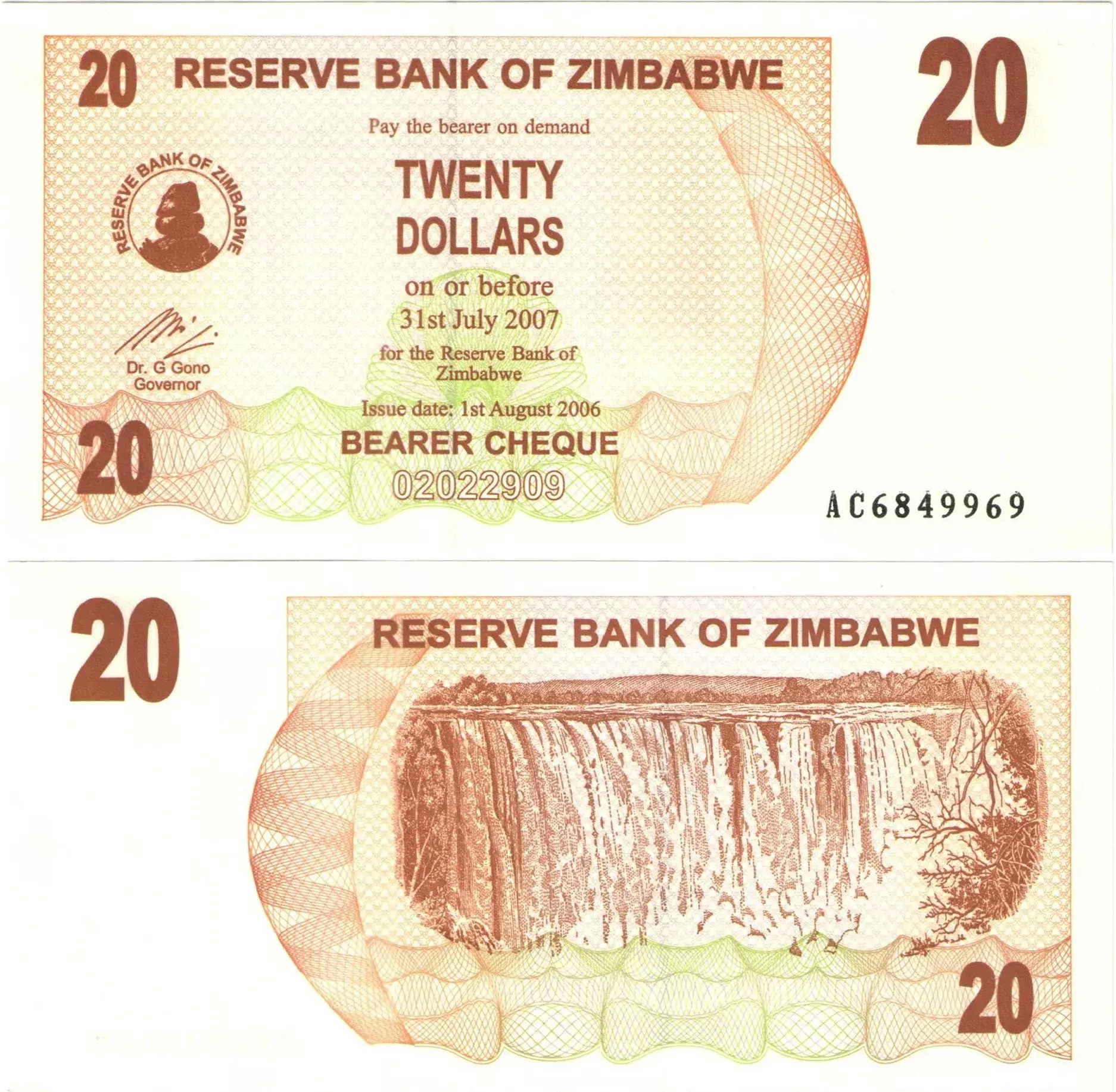 Доллары 2006 года. 20 Долларов Зимбабве. Банкнота 20 долларов Зимбабве. Доллар Зимбабве банкноты. 20 Долларов 2006.