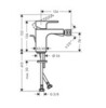 Hansgrohe Vernis Shape 71219670 Смеситель для биде (чёрный матовый)
