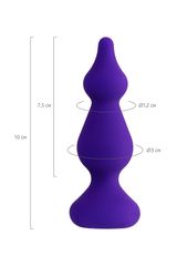 Фиолетовая анальная втулка Sholt - 10 см. - 