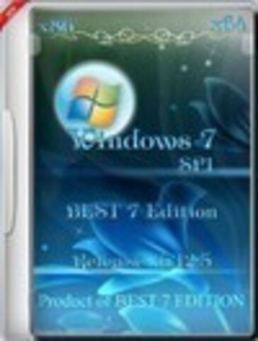 Windows 7 SP1 x86/x64 RU BEST 7 Edition Release 15.12.5 [2015, RUS]