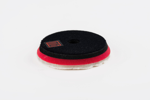 Wool Pad Меховой стриженный круг 75 мм