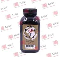 Тонер БУЛАТ HP LJ M104, LJ M203 (Чёрный, банка 125 г), химический, для совместимого картриджа c DR