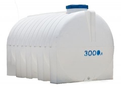 Ёмкость пластиковая пищевая АКПОЛ TR 3000 л. горизонтальная транспортная (232x130x150см;102кг;белый) - арт.555029.1