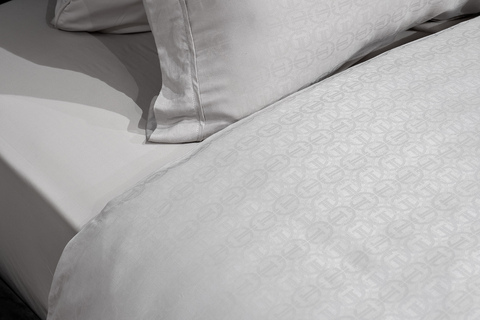 Простыня на резинке 160x200x30 Garda Decor бамбук серая