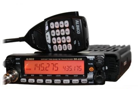 Автомобильная двухдиапазонная УКВ радиостанция ALINCO DR-638