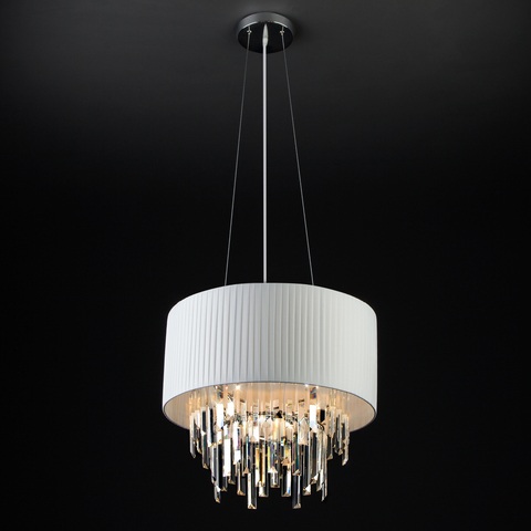 Подвесная люстра 10122/6 хром/прозрачный хрусталь Strotskis Smart (10106/6)