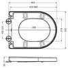 BelBagno BB2034SC Сиденье дюропластовое с быстросъёмными петлями, механизмом Soft Close