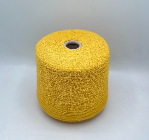 Pecci Filati (пр.Италия),art-Gazzosa 1500м/100гр, 74% Хлопок, 26% Полиамид, цвет-Желтый. арт-32648