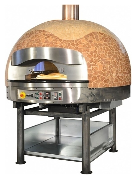 Печь для пиццы Morello Forni MIXE130 СUPOLA MOSAIC на дровах/электрика