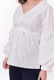 Блузка для беременных 13614 молочный