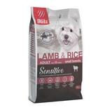 Сухой корм для собак мелких пород Blitz Sensitive Lamb&Rice Adult Dog Small Breeds с ягненком и рисом 7 кг.