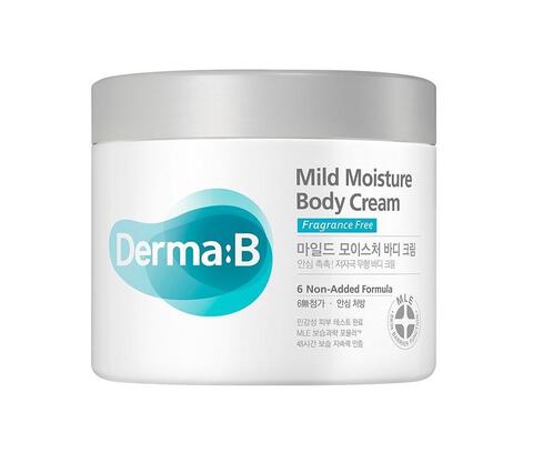 Гипоаллергенный увлажняющий крем для тела Derma:B Mild Moisture Body Cream, 430мл