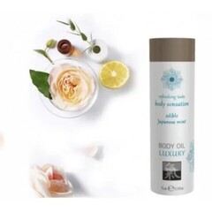 Съедобное масло для тела - Японская мята от Shiatsu 75 мл.