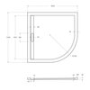 Cezares TRAY-AS-R-100-30-W Поддон из искусственного мрамора