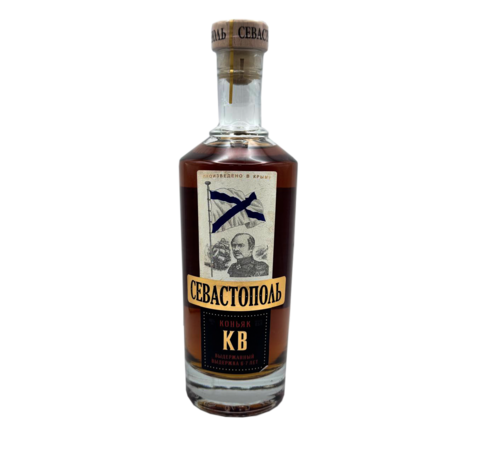 Коньяк Севастополь КВ "Адмиралы" 0,5л