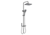 Aquatek AQ3040BGM AQ3040BGM ПОЛАРИС душевая система (смеситель для ванны) 295х195 мм, шлиф. черный хром