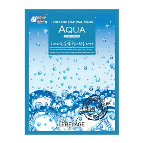 Lebelage Aqua Natural Mask - Тканевая маска для лица увлажняющая с морской водой