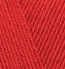 ALIZE "DİVA", 100% Микрофбира акрил, 100 гр, 350 м, 106 красный