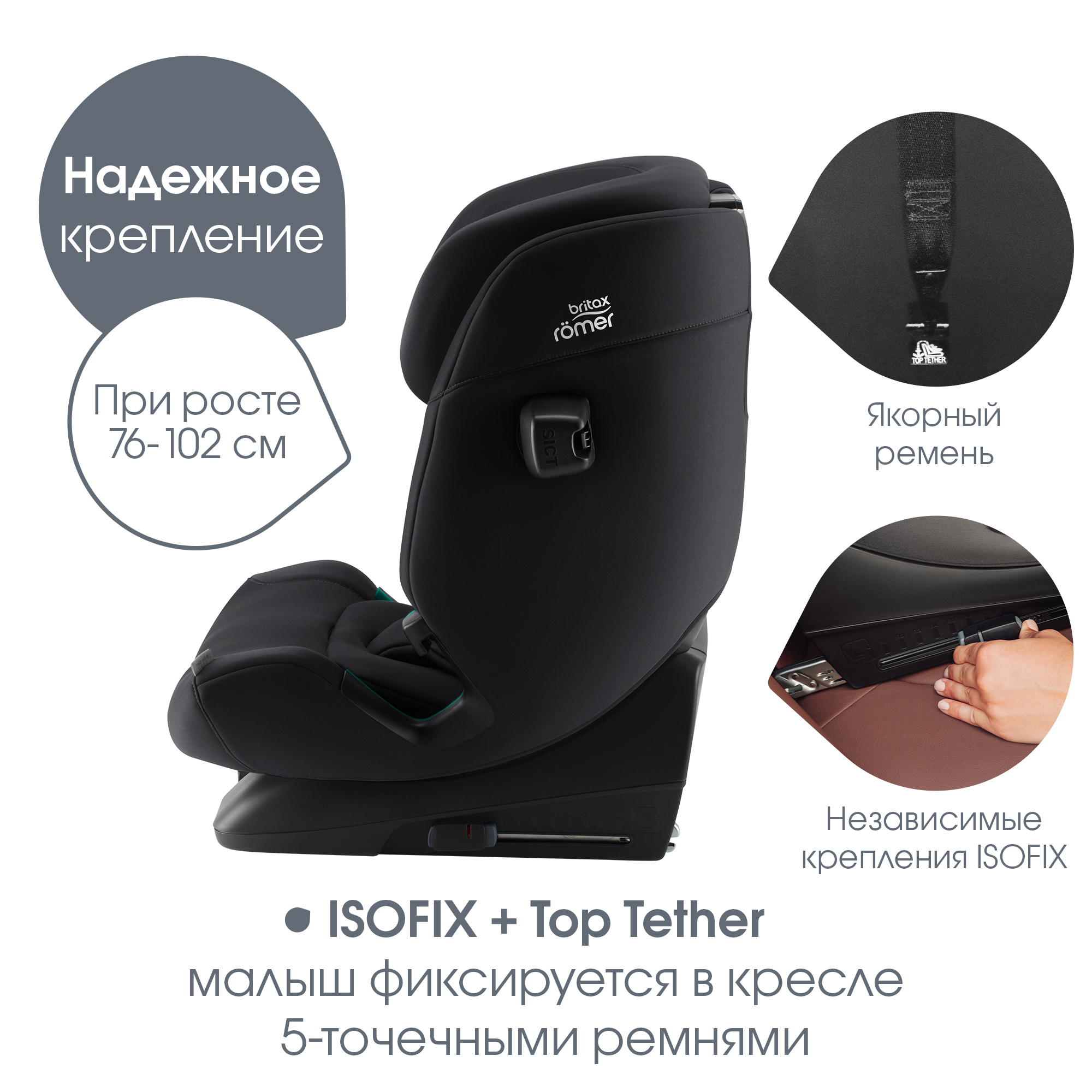 Britax Roemer ADVANSAFIX PRO, Galaxy Black