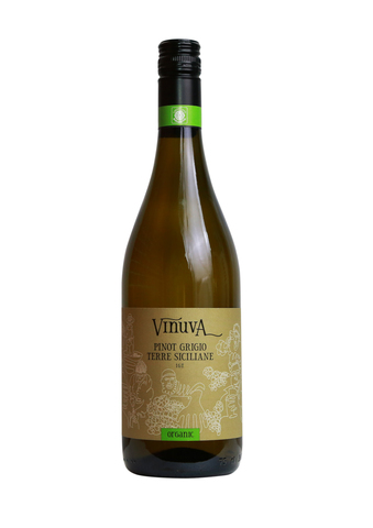Вино Vinuva Pinot Grigio Terre Siciliane Igt Vino Biologico 11.5%