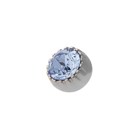 Шарм Qudo London Light Sapphire 617036 BL/S цвет голубой, серебряный