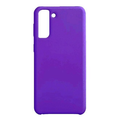 Силиконовый чехол Silicone Cover для Samsung Galaxy S21 Plus (Фиолетовый)