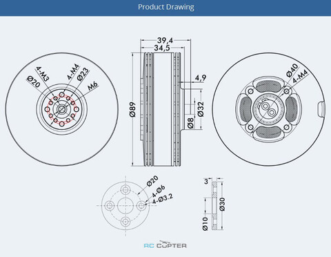 T-motor MN801-S KV150