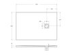 BelBagno TRAY-MR-UNO-AH-120/80-35-W-CR Поддон из искусственного мрамора в комплекте с сифоном с декоративной накладкой (хром)
