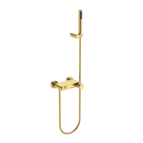 Boheme 123-MG.4 Смеситель STICK для ванны MAT GOLD SPIRALE