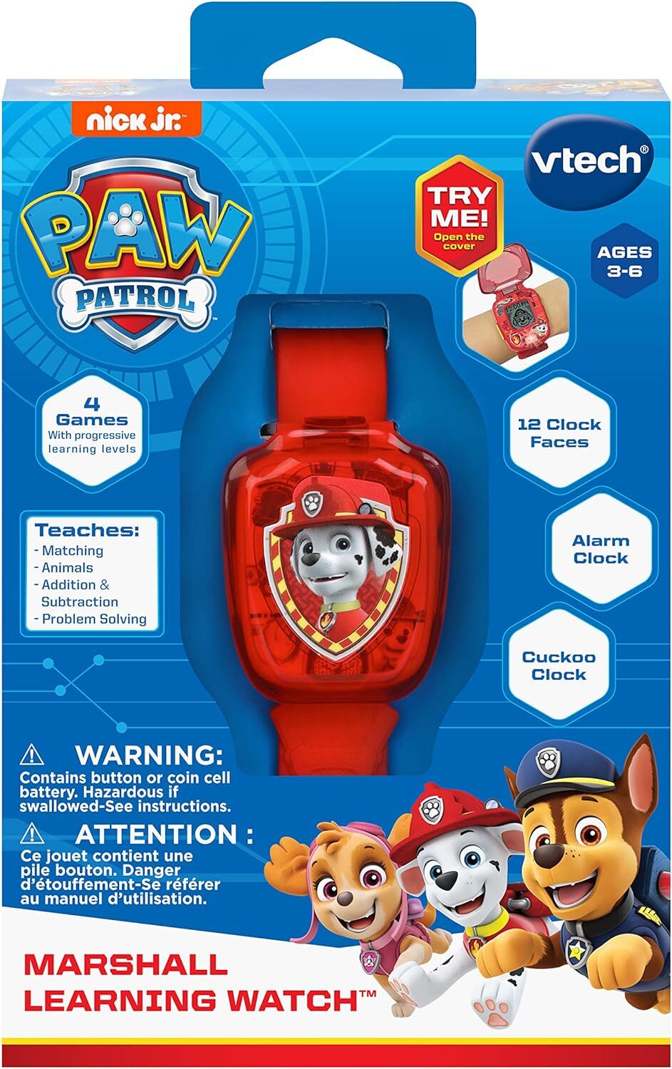 Часы Щенячий патруль: купить детские обучающие часы PAW Patrol в интернет  магазине Toyszone.ru