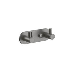 Aquatek AQ4102BGM AQ4102BGM ЕВРОПА крючок двойной, шлиф. черный хром фото