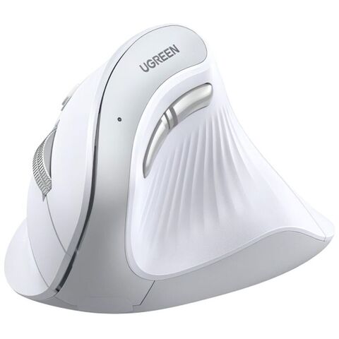 Мышка UGREEN MU008 (25759) Wireless Vertical Mouse 2.4 GHz&BT, белый