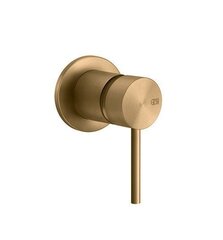 Gessi 316 54019#727 Внешняя часть встраиваемого смесителя, на 1/2, 1 источник, цвет: Brushed Brass PVD фото