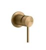Gessi 316 54019#727 Внешняя часть встраиваемого смесителя, на 1/2, 1 источник, цвет: Brushed Brass PVD