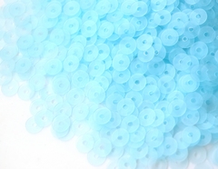 Пайетки плоские 4 мм. Petrolio (646F)