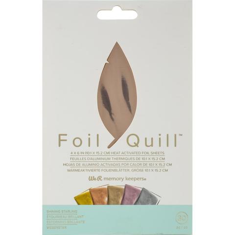 Фольга Foil Quill Foil Sheets от We R Memory Keepers . 30 шт: 10 х 15 см.