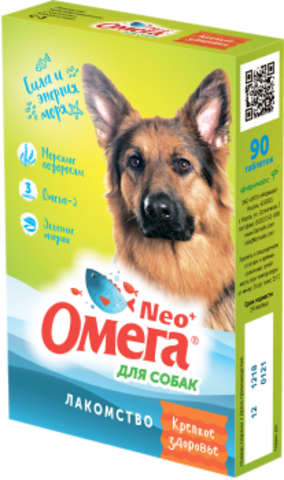 Омега Neo+ Крепкое здоровье для собак   90 таб.