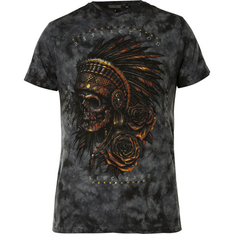 Affliction | Футболка мужская Forged In Obsidian A21435 перед