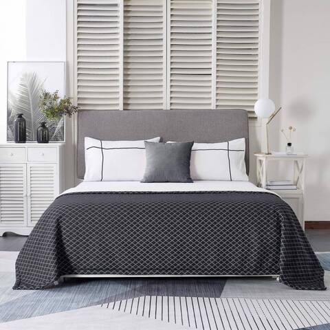 Плед 160х220 Sofi De MarkO Гранд темно-серый